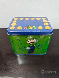 Salvadanaio Super Mario Nintendo in metallo - New