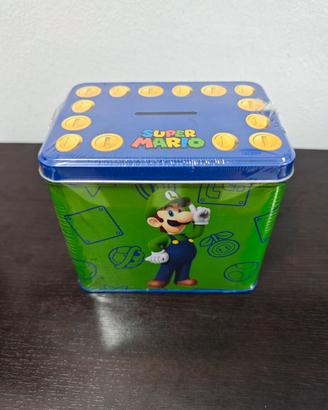 Salvadanaio Super Mario Nintendo in metallo - New
