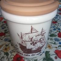 porta caffè in ceramica e terracotta diametro cm 1