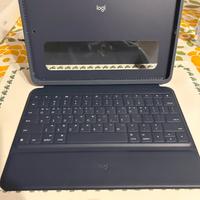 Case Logitech iPad 7/8/9 gen con tastiera eng/kor
