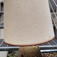 Lampada tavolo design vintage  materica  space Age