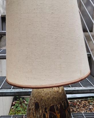 Lampada tavolo design vintage  materica  space Age