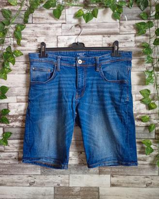 BERMUDA JEANS UOMO W34 (tg. 50-L) CELIO USED