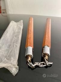 Nunchaku vintage in legno originali taiwan
