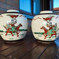 COPPIA VASI CERAMICA