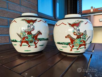 COPPIA VASI CERAMICA