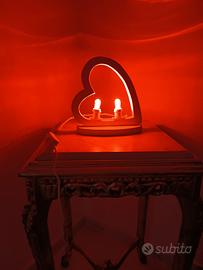 cuore luminoso d'appoggio 