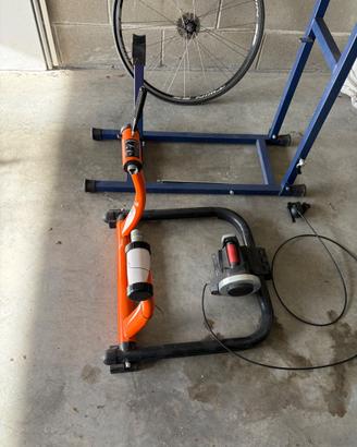 Rullo bici e cavalletto officina