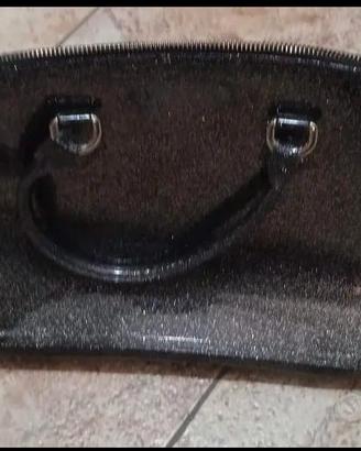 Borsa bauletto glitter