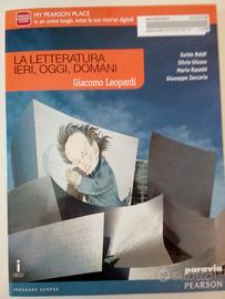 La letteratura ieri, oggi, domani Giacomo Leopardi