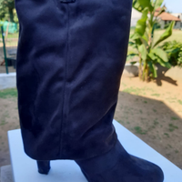 Stivali in Suede nero n.40