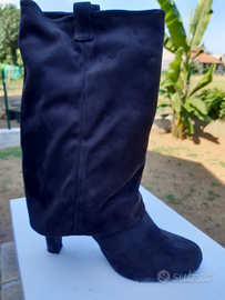 Stivali in Suede nero n.40