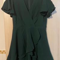 Vestito verde scuro