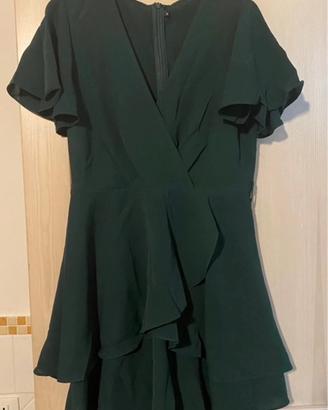 Vestito verde scuro