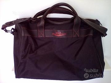 Borsa da viaggio in tela con fondo rigido