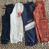 pantaloni felpati bambino 122cm 