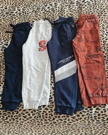 pantaloni felpati bambino 122cm 
