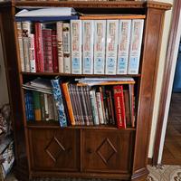 libreria porta libri mobile stretto vintage