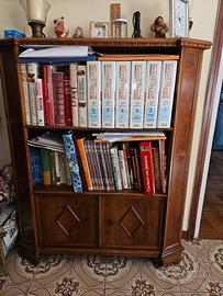 libreria porta libri mobile stretto vintage