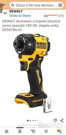 NUOVO KIT DEWALT DCF870+POWERSTACK 5AH SERIE 'G'