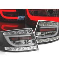 FANALI PER AUDI A6 C6 04-08 SEDAN LED NERI 7PIN