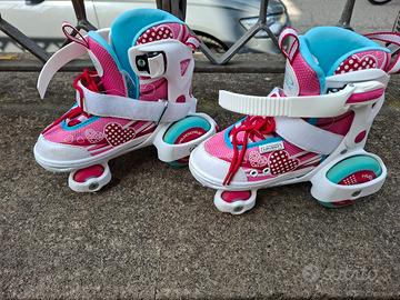 Pattini HUDORA regolabili per bambini tg.30-33