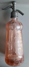 Sifone per seltz vintage rosa