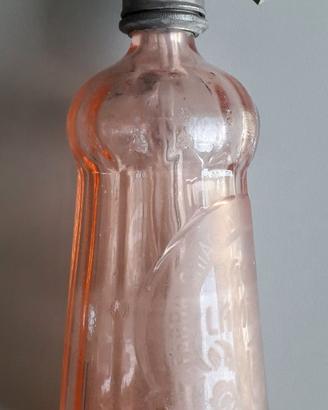 Sifone per seltz vintage rosa