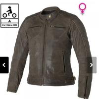 Giacca moto donna pelle estiva