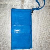 pochette borsa a mano blu