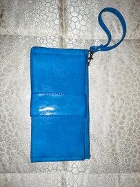 pochette borsa a mano blu