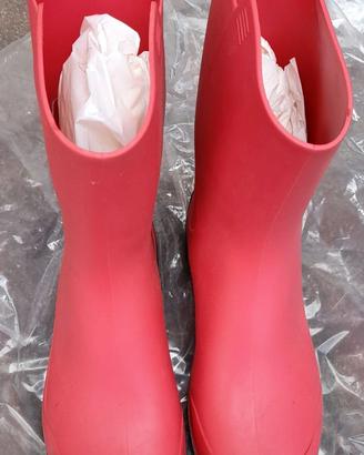 Stivali da pioggia fucsia Decathlon 35-36
