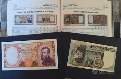 Lotto banconote lire e libro 