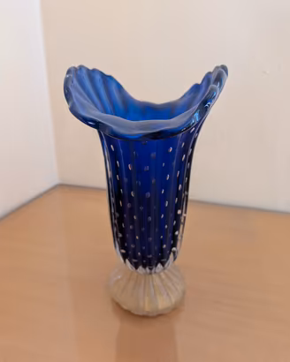 vaso per fiori in vetro di murano 