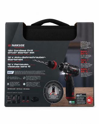 Trapano avvitatore parkside performance 12v