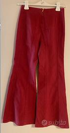 Alberta Ferretti Jeans a zampa Rossi Taglia 40