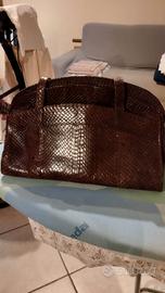 Borsa donna pelle coccodrillo 