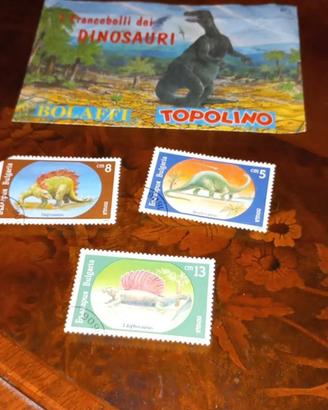 I francobolli dei dinosauri bolaffi topolino