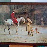 Rara Oleografia d’Epoca George Wright - Scena di 