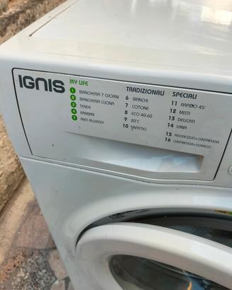 lavatrice della Ignis kg7 