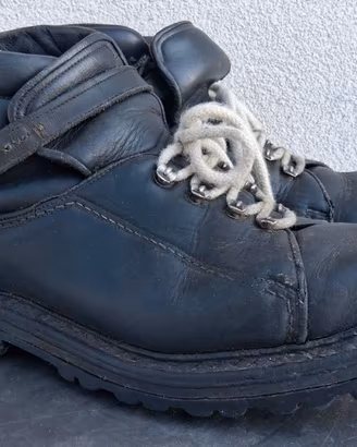 Scarponcini cuoio Reparti Alpini anni 50 tg. 42/43
