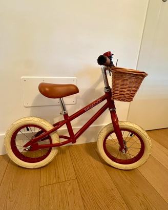 Bicicletta Banwood senza pedali First Go rossa