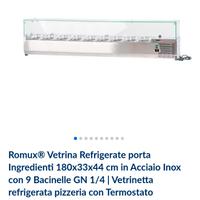 Romux Vetrina Refrigirate "Nuovo mai usato"