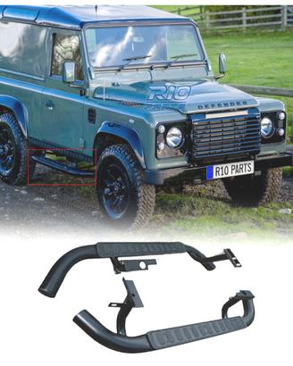PIASTRETTI PEDANE LAND ROVER DEFENDER 90 83-16 NER