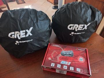 Coppia di caschi tg. M con interfono