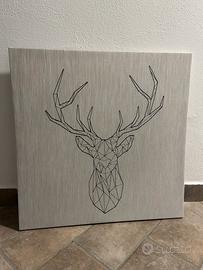 Quadro Ikea testa di cervo.