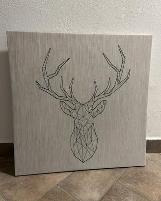 Quadro Ikea testa di cervo.