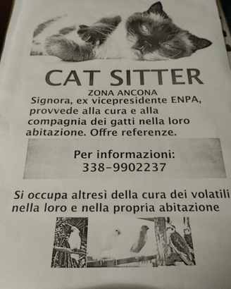 Cat sitter Ancona