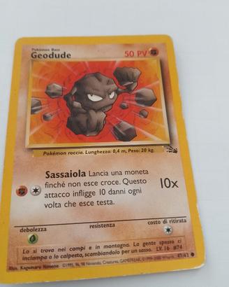 Carta Pokémon Geodude