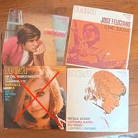 dischi vinile 45 giri Albano,Feliciano e di bari
